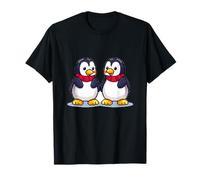 Linda familia de pingüinos | Adorables pingüinos de dibujos animados de Camiseta