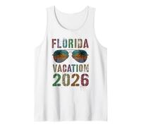 Linda Florida Vacation 2026 Vacay Cruise Travel Matching Mom Camiseta sin Mangas