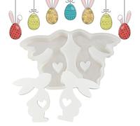 Linda forma de conejo: fácil extracción de herramientas de manualidades de temporada | Linda forma de Pascua - Para familia, amigos, adultos, hombres, mujeres, fiesta de cumpleaños, hogar e interior