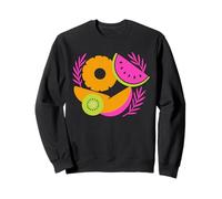 Linda fruta tropical fusión verano Splash Casual Sudadera
