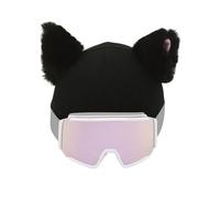 Linda Funda para Casco de Gato | Funda Bonita de protección para Casco de Felpa | Accesorios Decorativos para Sombreros, Funda para Sombreros para Adultos y niños, para Esquiar y Hacer Snowboard