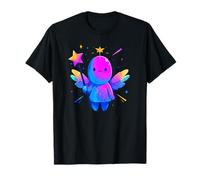 Linda Galaxia ángel Hada con Estrella mágica Varita Camiseta