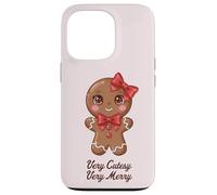 Linda Galleta navideña de Coqueta de Jengibre para niña Carcasa para iPhone 13 Pro