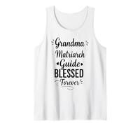Linda guía de matriarca de Abuela bendecida para Siempre - Abuela Orgullosa Camiseta sin Mangas