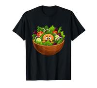 Linda Hamburguesa atrapada en ensaladera Comida Divertida Camiseta