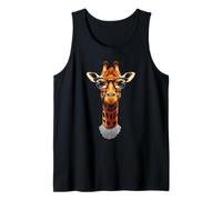 Linda Jirafa con Collar RGB Ruth Bader Ginsburg Camiseta sin Mangas