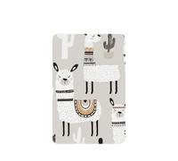 Linda jirafa con gafas de sol impresas, 10 piezas de ambientador para coche, fragantes, accesorios para colgar en el coche con cuerdas para decoración