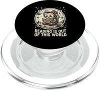 Linda Lectura de Astronauta está Fuera de Este Mundo Bookworm Niño PopSockets PopGrip para MagSafe