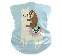 Linda Llama, Alpaca, Perezosa, Mejor Amiga Polainas De Cuello 26X30Cm Elástico Cuello Pañuelo Viento Polvo Prueba Pasamontañas para Cámping Senderismo Caza