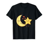 Linda Luna y Estrella tomados de la Mano Camiseta