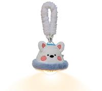 Linda luz nocturna para la noche | Lámpara de pared de felpa con luz cálida y suave, luz nocturna suave inalámbrica en forma de animal | para niñas y dormitorios, baño, sueño y rep