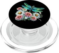 Linda margarita libélula delicia acuarela verano PopSockets PopGrip para MagSafe