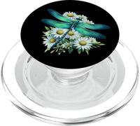 Linda margarita libélula delicia acuarela verano PopSockets PopGrip para MagSafe