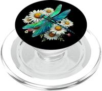 Linda margarita libélula delicia acuarela verano PopSockets PopGrip para MagSafe