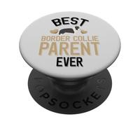 Linda Mascota, el Mejor Padre de Border Collie de Todos los Tiempos PopSockets PopGrip Adhesivo