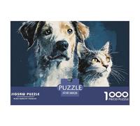 Linda Mascota Puzzle De 1000 Piezas Desafíos Difíciles Juguetes Resistentes A La Presión Familiar Regalos Familiares para Adultos Y Niños 38x26cm/1000pcs