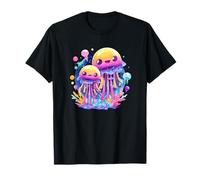 Linda Medusa Bajo el Agua Fantasía Océano Escena Camiseta