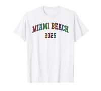 Linda MIAMI BEACH 2025 Vacay Spring Break Vacaciones a juego Camiseta