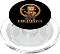 Linda mitología Griega Dios Hefesto Antigua Grecia Chibi PopSockets PopGrip para MagSafe