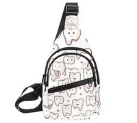 Linda mochila cruzada de cocodrilo de dibujos animados (2) para mujeres y hombres, Multicolor 10, 11.8x7x1.5in/30x18x4cm