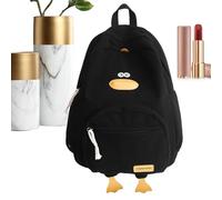 Linda mochila de animales: bolsa de lujo de dibujos animados de tela, tela duradera, cierre de cremallera Estilo compacto | Mochila de la escuela divertida para niños niños preescolares Picnic