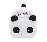 Linda mochila de dinosaurio para niños pequeños con dibujos animados 3D de animales del zoológico de felpa pequeña bolsa de hombro preescolar para niños, guardería, guardería, guardería, bolsa de