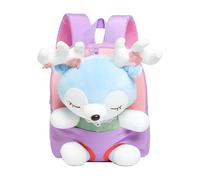Linda mochila para niños pequeños - Buro de animal suave, juguete extraíble | Bolsa de niña ligera, Idea de regalo Kindergarten, senderismo, viaje, uso diario, diseño cómodo para el bebé 2 a 6 a