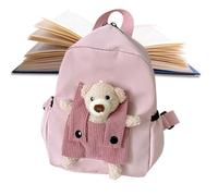 Linda Mochila Para Osos, Mochila Para Osos, Bolso De Mochila De Jardín De Infantes, Diseño Liviano Espacioso Con Correas Ajustables, 27x21x10 Cm Para Estudiantes De Preescolar Para Niños Viajes Al Air