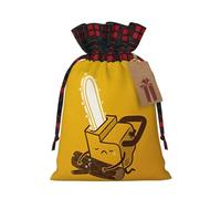 Linda motosierra llorando, 1 bolsa con cordón, 4.7 x 6.9 pulgadas, para regalos, viajes y uso diario con etiquetas de regalo Kraft