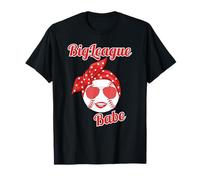 Linda Mujer Amor béisbol BigLeague Babe Caliente béisbol mamá Camiseta