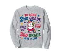 Linda niña de graduación de segundo grado 3er grado Here I Come Unicorn Sudadera