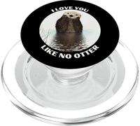 Linda Nutria Marina Diciendo Que te Amo como Ninguna Nutria PopSockets PopGrip para MagSafe