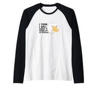 Linda obsesión de Ganso Tonto, causaré un Problema a propósito Camiseta Manga Raglan