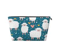 Linda Oveja, Bolsa de artículos de tocador Bolsa de Maquillaje Bolsa de cosméticos Bolsa de artículos de tocador de Viaje portátil