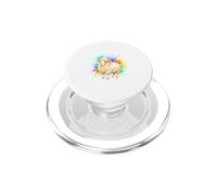 Linda Oveja Cordero Acuarela Salpicaduras PopSockets PopGrip para MagSafe