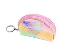 Linda parcela de monedas - Pequeña bolsa de parcela de monedas para mujer - Llavero Carteras - Tarjetero de crédito, bolsa de almacenamiento portátil para niñas Declaración de estilo tendido: esta