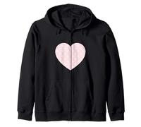 Linda pata blanca rosa claro amante de los animales minimalista Sudadera con Capucha