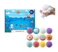 Linda pelota de baño - 12 piezas, juego interactivo divertido, colorido, con juguete en el interior, juego de 600 g de 50 g, juego de agua para niñas, hijo, hija, amigos, familia
