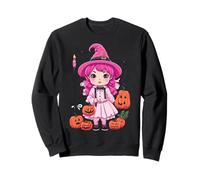 Linda pequeña Bruja Rosa de Halloween Sudadera