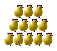 Linda pinza para el pelo de pollito amarillo, horquilla de cocodrilo de Pascua, accesorios para el cabello para relleno de recuerdos de fiesta de Pascua, 12 unidades