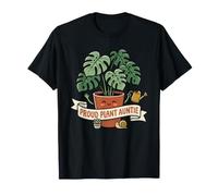 Linda Planta tía Monstera Planta de Interior Dama Amante de la jardinería Camiseta
