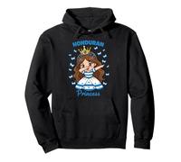 Linda Princesa hondureña Dabbing Chica con Bandera Mariposas Sudadera con Capucha