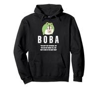 Linda Rana Bebiendo té de Burbujas Kawaii Boba Milk Tea Lovers Sudadera con Capucha