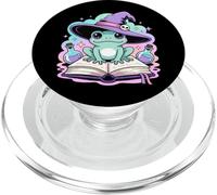 Linda Rana en Sombrero de Bruja con Botellas de poción PopSockets PopGrip para MagSafe