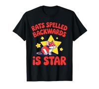 Linda Rata De Dibujos Animados Ratas Deletreadas hacia ATR Camiseta