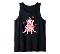 Linda Reina Cerdito Cerdito Regreso a casa Fiesta de graduación Camiseta sin Mangas