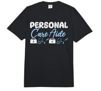 Linda Ropa de Asistente de Cuidado Personal Cuidador en el hogar PCA Comfort Colors Adult Heavyweight T-Shirt