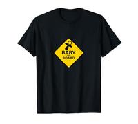 Linda señal de precaución de Carretera Baby on Board Camiseta gráfica económica