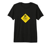 Linda señal de precaución de Carretera Baby on Board Camiseta Premium