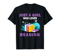 Linda, solo una chica a la que le encanta leer libros, mujeres y niñas Camiseta
